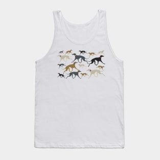 Lots of Greyhounds trotting Tank Top